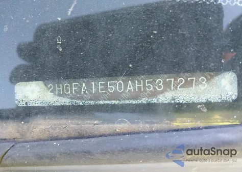 2010 Honda Civic Lx from USA, damaged, VIN 2HGFA1E50AH537273